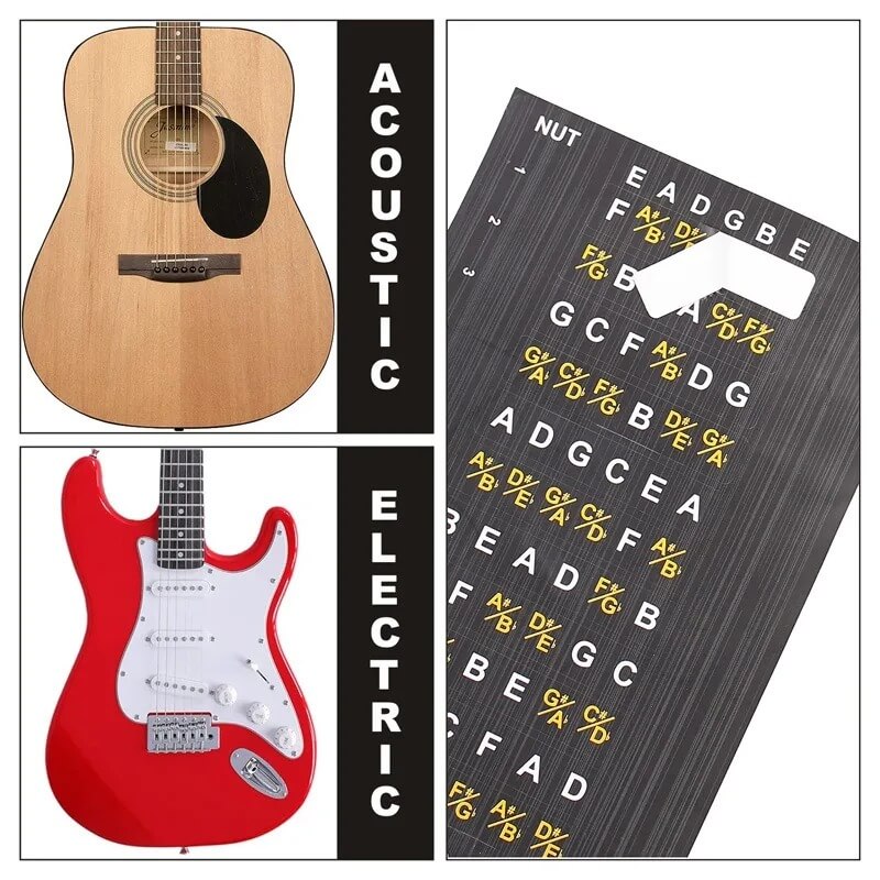 Uso del Adhesivo para el Diapasón de la Guitarra