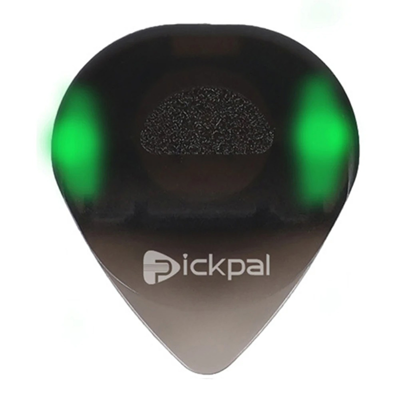 Púa para guitarra con luz LED de alta sensibilidad de color verde