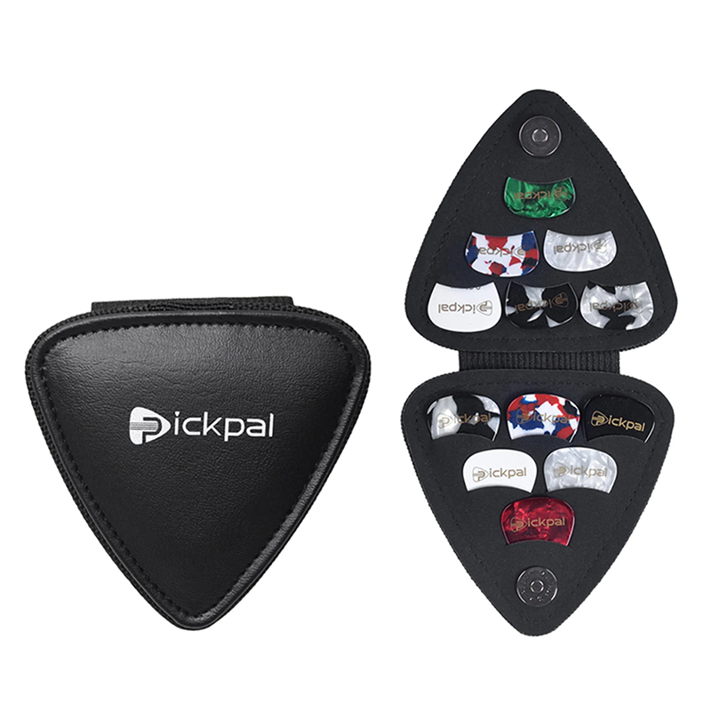 estuche para púas de guitarra - con 12 púas incluidas