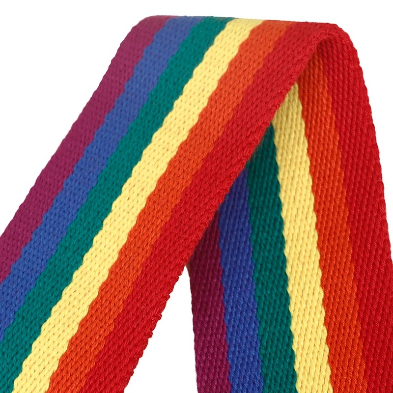 Detalles de Correa de Guitarra Arcoíris Rainbow