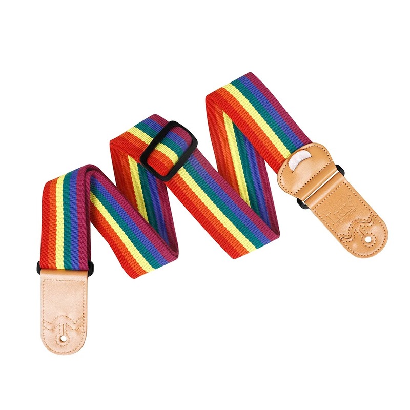 Dimensiones de la Correa de Guitarra Arcoíris Rainbow