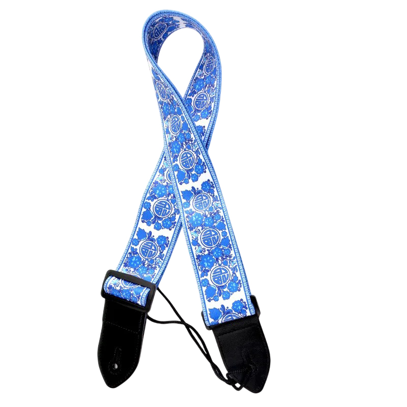 Correa de Guitarra Azul Porcelana - Oriental