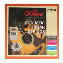 Avant Cordes para Guitarra Acústica - Bronce Fosforoso, Cálido, Sonido Claro, Agudos Claros y Melódicos y Bajo Profundo y Estable