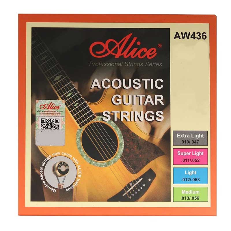Avant Cordes para Guitarra Acústica - Bronce Fosforoso, Cálido, Sonido Claro, Agudos Claros y Melódicos y Bajo Profundo y Estable