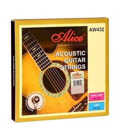 Avant Cordes para Guitarra Acústica - Cuerda para Práctica, Aleación de Cobre Plateado Color Bronce 8515, Sonido Claro y Definido
