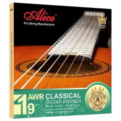 Cuerdas de Guitarra Clásica de Nylon Cristal Color Oro-Ti con Apariencia Brillante y Agudos Definidos