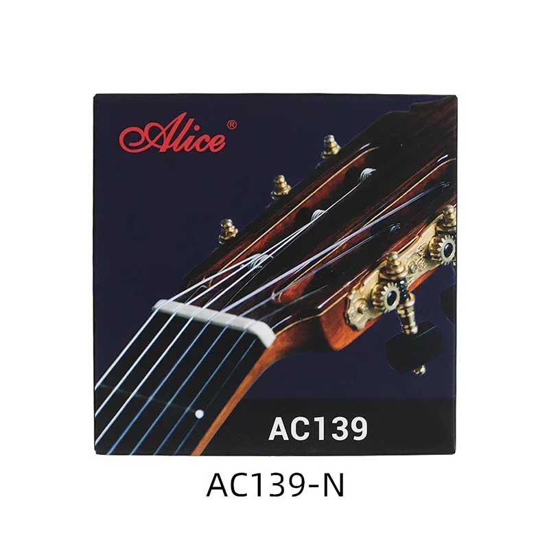 Cuerdas de Guitarra Clásica de Nylon Titanio Seleccionadas por su Sonido Claro y Definido normal