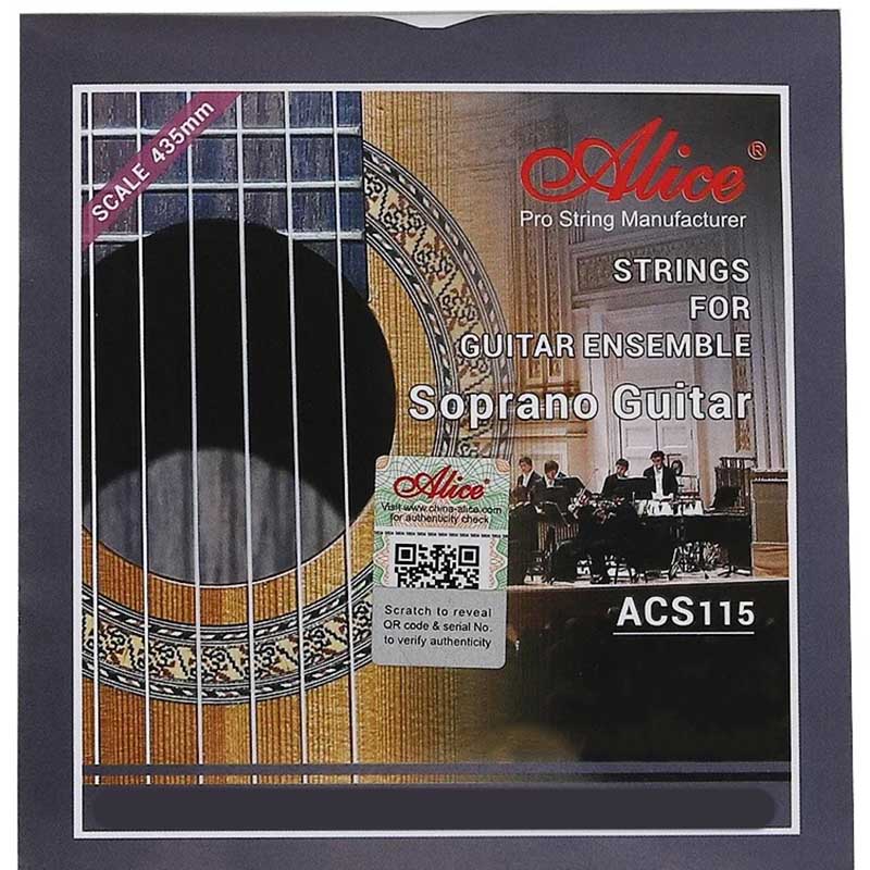 Cuerdas de Guitarra Clásica para Conjuntos - Cuerda de Guitarra Soprano