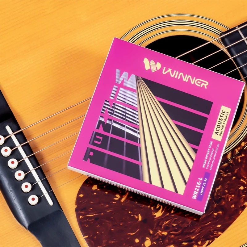 Cuerdas de guitarra acústica ligeras
