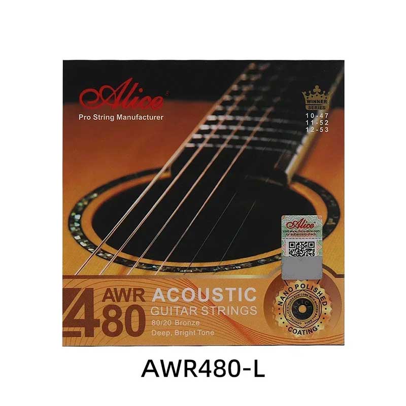 Cuerdas Ligeras para Guitarra Acústica - Bronce 8020, Profundo, Sonido Claro, Revestimiento Pulido Nano