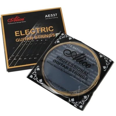 Cuerdas de Guitarra Eléctrica, Cuerdas de Concierto, Revestimiento Nano Multicapas, Cuerda de Color Latón