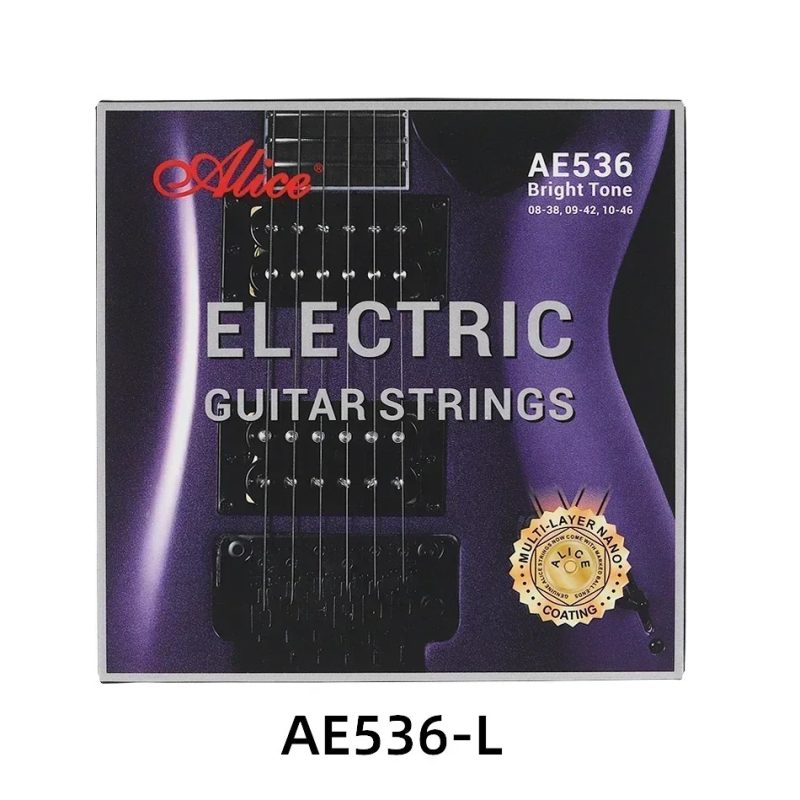 Cuerdas de Guitarra Eléctrica - Cuerdas de Concierto, Revestimiento Nano Multicapas - Tensión Ligera