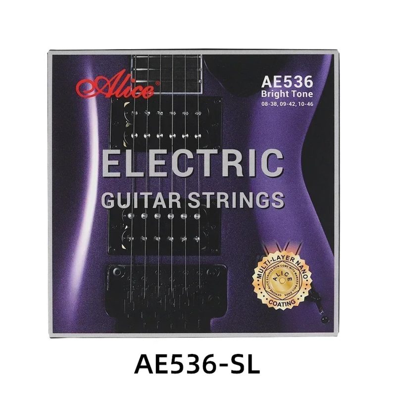 Cuerdas de Guitarra Eléctrica - Cuerdas de Concierto, Revestimiento Nano Multicapa - Tensión Super Ligera