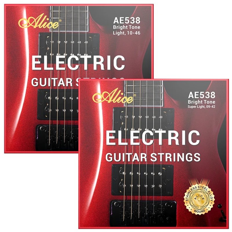 Cuerdas de Guitarra Eléctrica de Alta Permeabilidad Magnética, Para Uso Profesional, Aleación de Acero Inoxidable