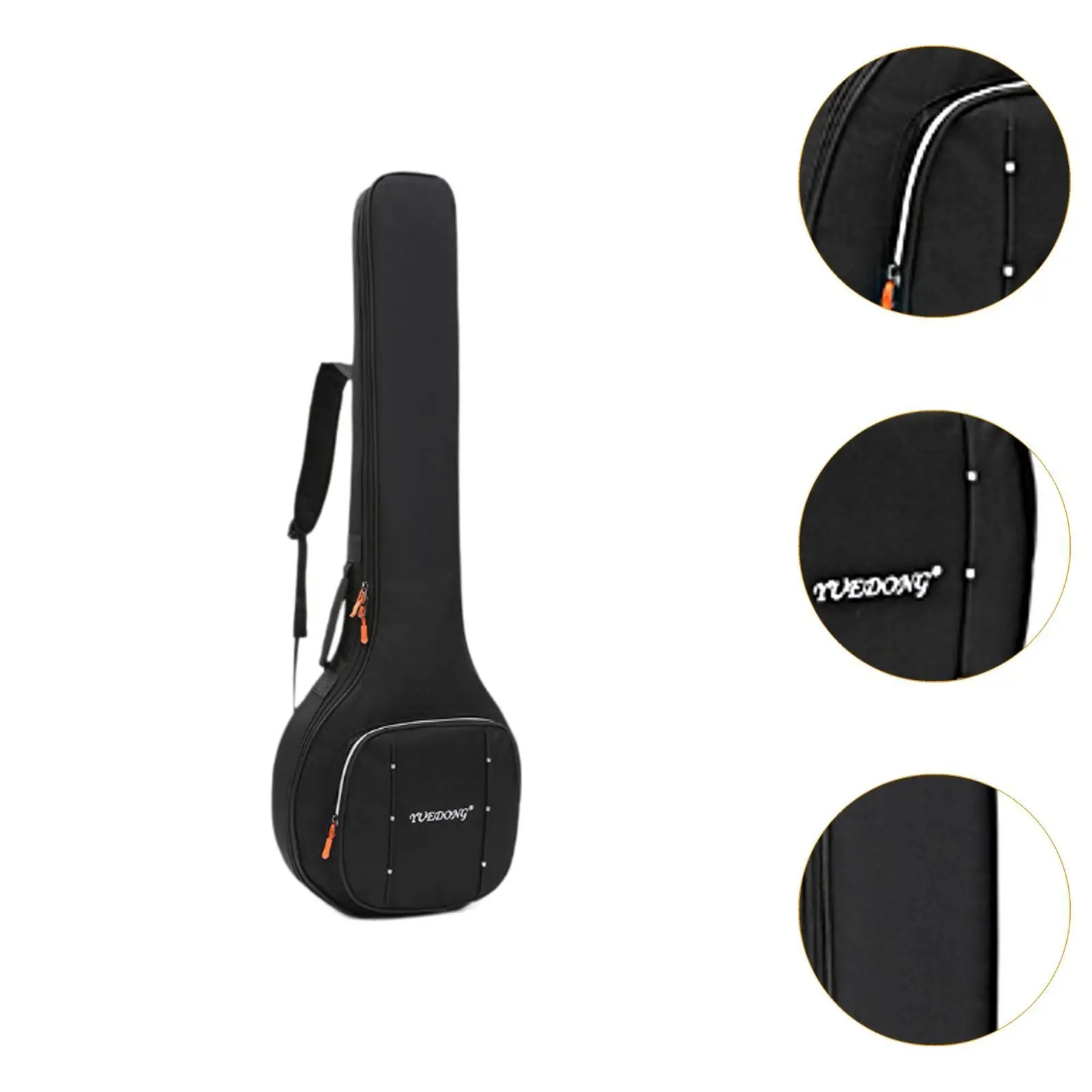 Detalles de la Funda Rígida para Banjo con Correa y Bolsillo de Almacenamiento
