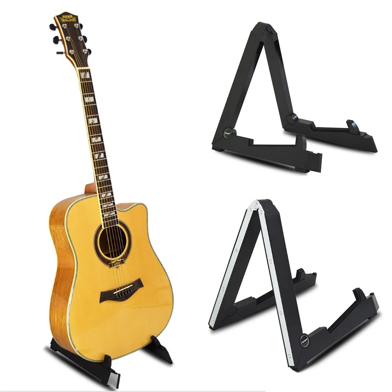 Detalles del Soporte Plegable para Guitarra, 2 modelos a elegir, en aleación o ABS