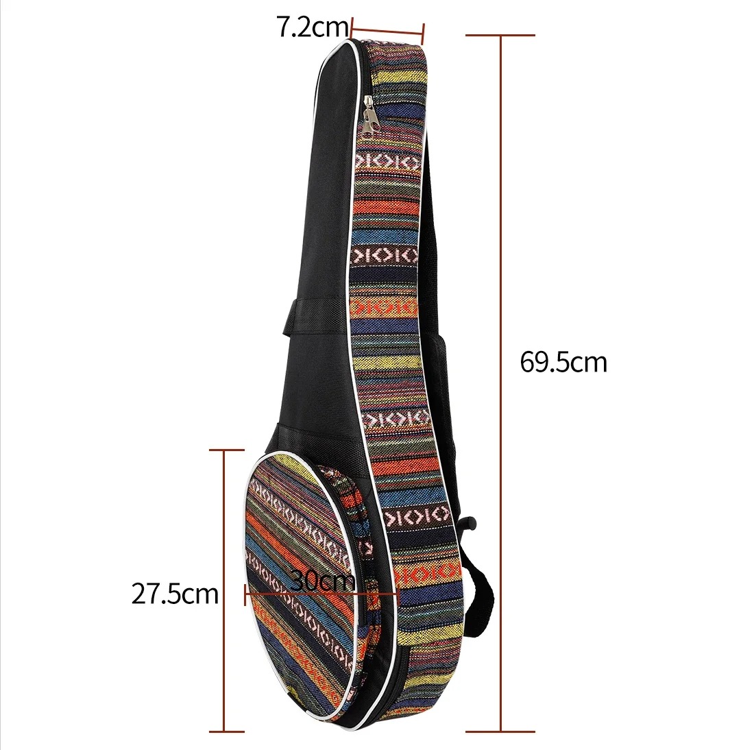 Dimensiones de la Funda para Mandolina de Viaje Bohemia