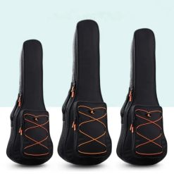 Vista trasera de la funda impermeable para ukulele de 23-24 pulgadas - Explorador Urbano