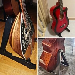 Soporte Plegable para Guitarra, 2 modelos para elegir, en aleación o ABS