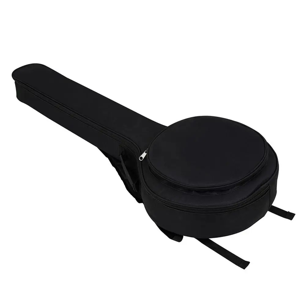 Vista completa de la Funda para Banjo de 5 Cuerdas - Protección Acolchada con Correas Ajustables