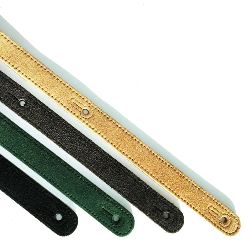 Detalles Correa de Guitarra de Ante 'Elegancia Rústica' - ¡4 colores a elegir!