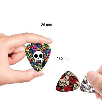 Dimensiones del Paquete de 6 Púas Festival de Calaveras