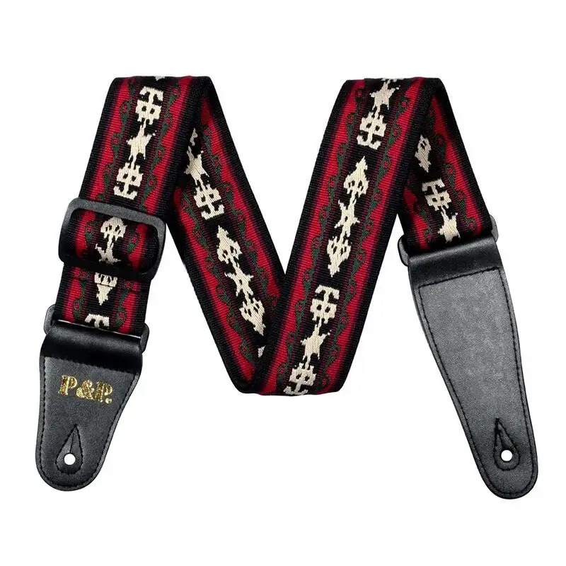 Correa de Guitarra Vintage 'Folklore Negro