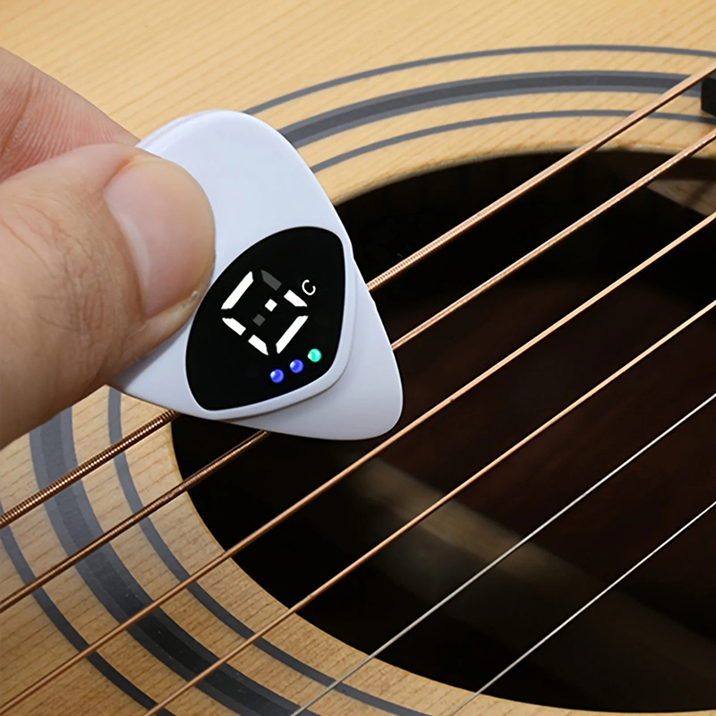Avant Accordeur Púa 2-en-1 - Afinador de Temperamento de 12 Tonos para Guitarra y Ukelele