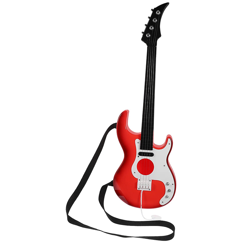 Bajo eléctrico Avant para niños de color rojo