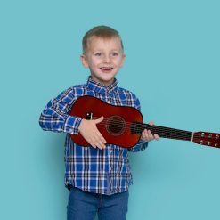 Guitarra acústica Folk Avant para niños de 58 cm 'Crepúsculo Llameante