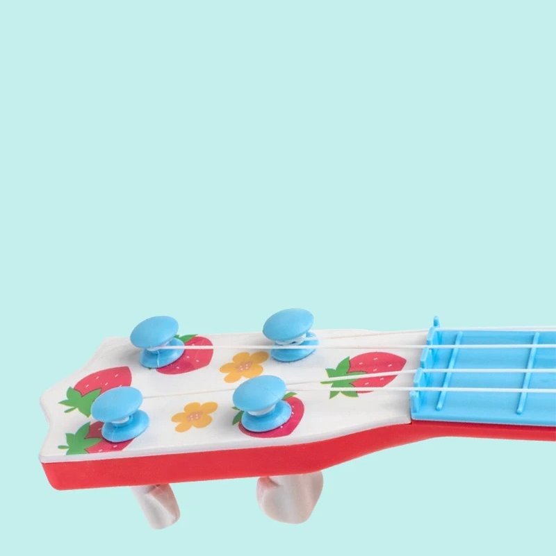 Detalles de Guitarra para Niño con Animales Adorables - Zorro Fresa