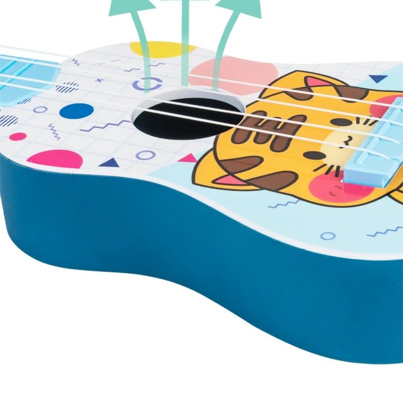 Detalles de la Guitarra Infantil con Animales Adorables - Tigre Festivo