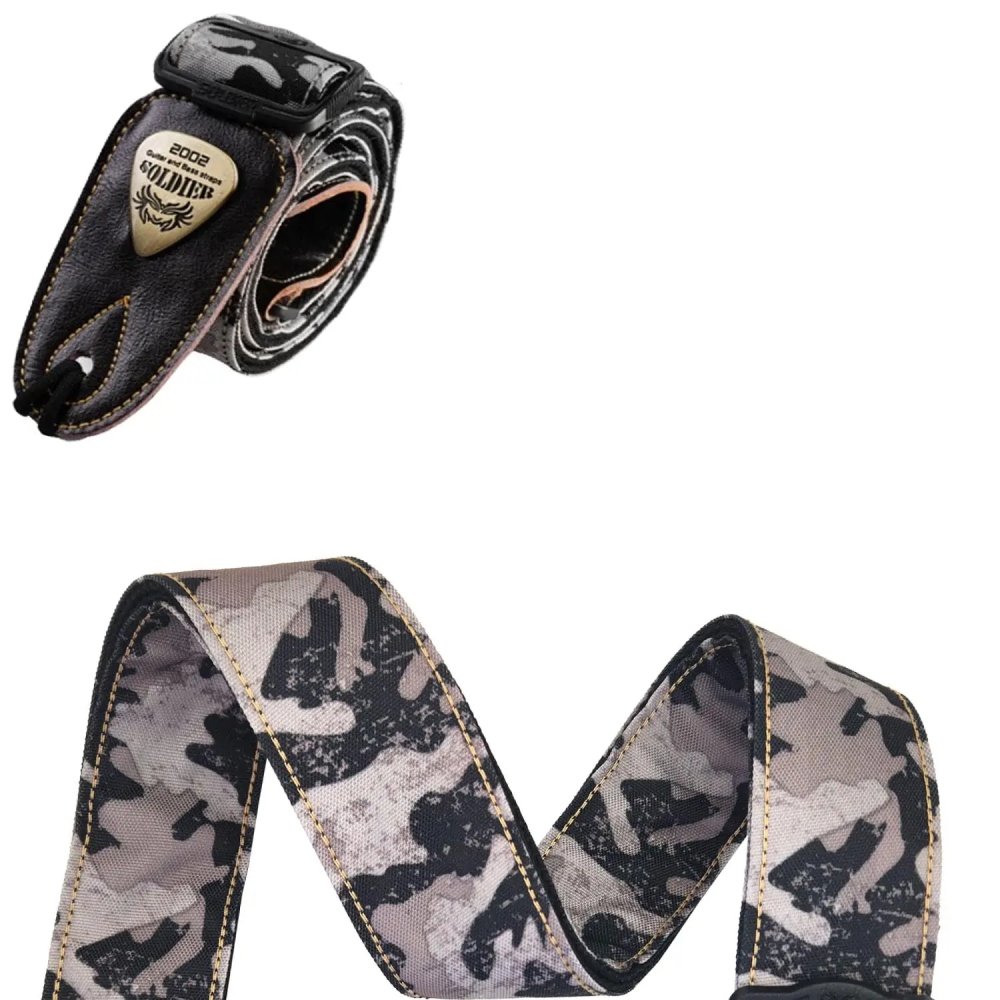 Detalles de la Correa de Guitarra Táctica de Camuflaje Urbano