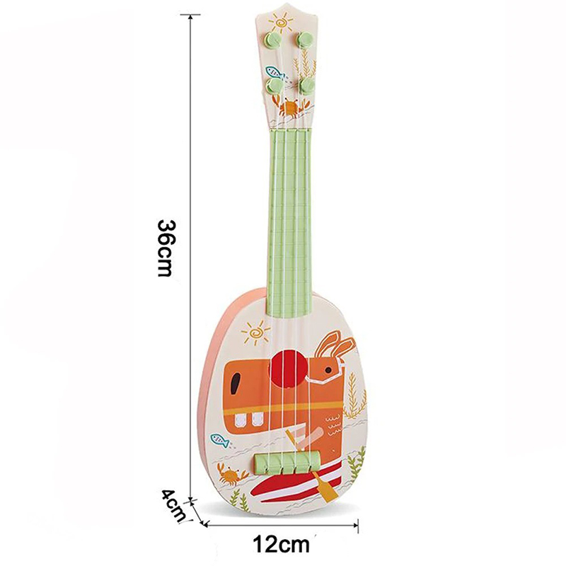 Dimensiones de la Guitarra Infantil 'Hippo Malin du Verger' para los más pequeños!