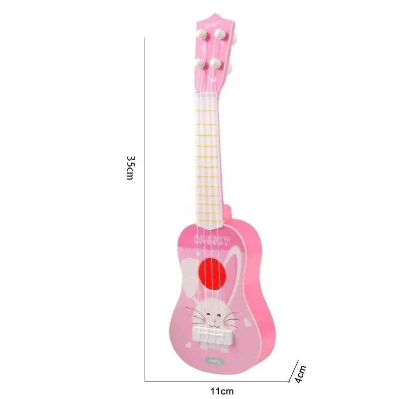Dimensiones de la Guitarra Infantil Safari 'Melodías de Conejo