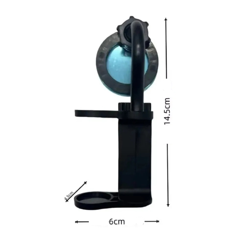 Dimensions of Guitar Phone Holder - Universal Hands-Free Adjustable Clip