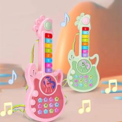 Guitarra para niños - Temática recreativa - "Mini Unicornio Rock" - ¡2 colores para seleccionar!