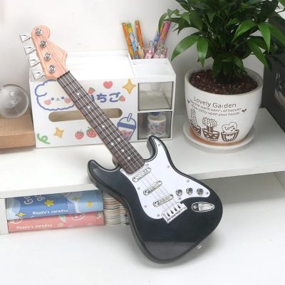 Magnífica guitarra eléctrica para niños - 43 cm de color negro