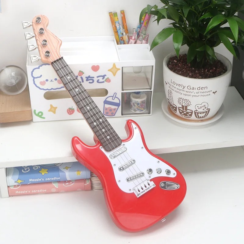 Magnífica guitarra eléctrica para niños - 43 cm Color Rojo