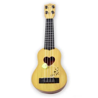 Mini Ukelele para Niños 'Melodías del Corazón' Color Beige