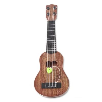 Mini Ukelele para Niños 'Melodías del Corazón' Color Madera