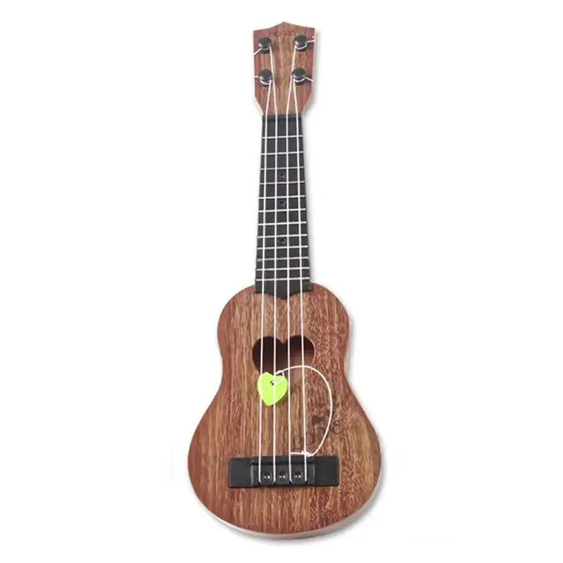 Mini Ukelele para Niños 'Melodías del Corazón' Color Madera