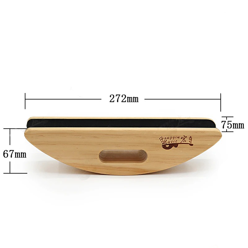 Soporte de Reposabrazos de Madera para Brazo de Bajo - Modelo 3 con Forma Semi-Circular Antideslizante