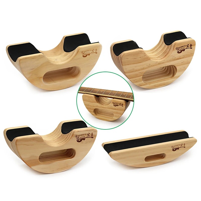 Soporte de Reposabrazos de Madera para Brazo de Bajo - Forma Semi-Circular Antideslizante