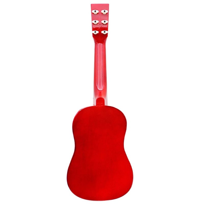 Vista trasera de la guitarra infantil Trio Armonía Colorida de 58 cm