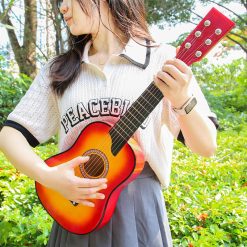 Vista general de una guitarra para niños de 63 cm - Atardecer