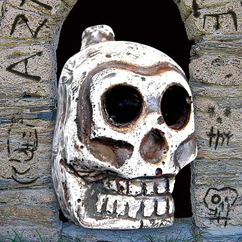 Avant Ocarina Cráneo Humano Silbato de la Risa Macabra