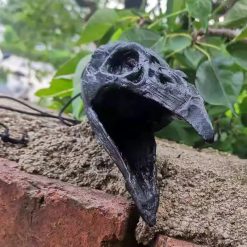 Avant Silbato Azteca Cráneo de Cuervo Canto del Mensajero del Más Allá