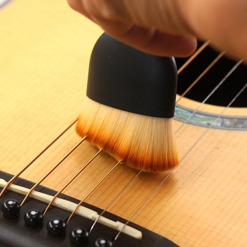 Cepillo de Limpieza para Guitarra, Piano e Instrumentos con Cerdas Ultra Suaves Antiestáticas