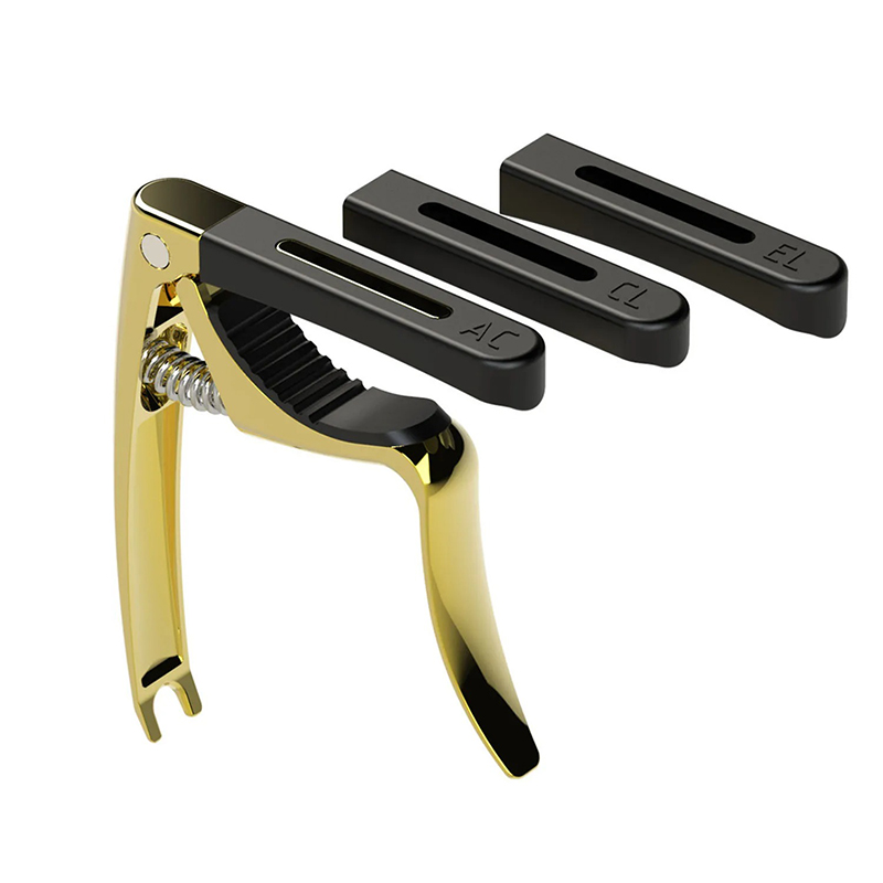 Capodastre Universal Multi-Perfil - Ajuste 3-en-1! Color Oro